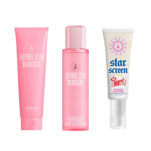 Jeffree Star Cleanse Tone & Protect Skincare Bundle - All BNIB!!